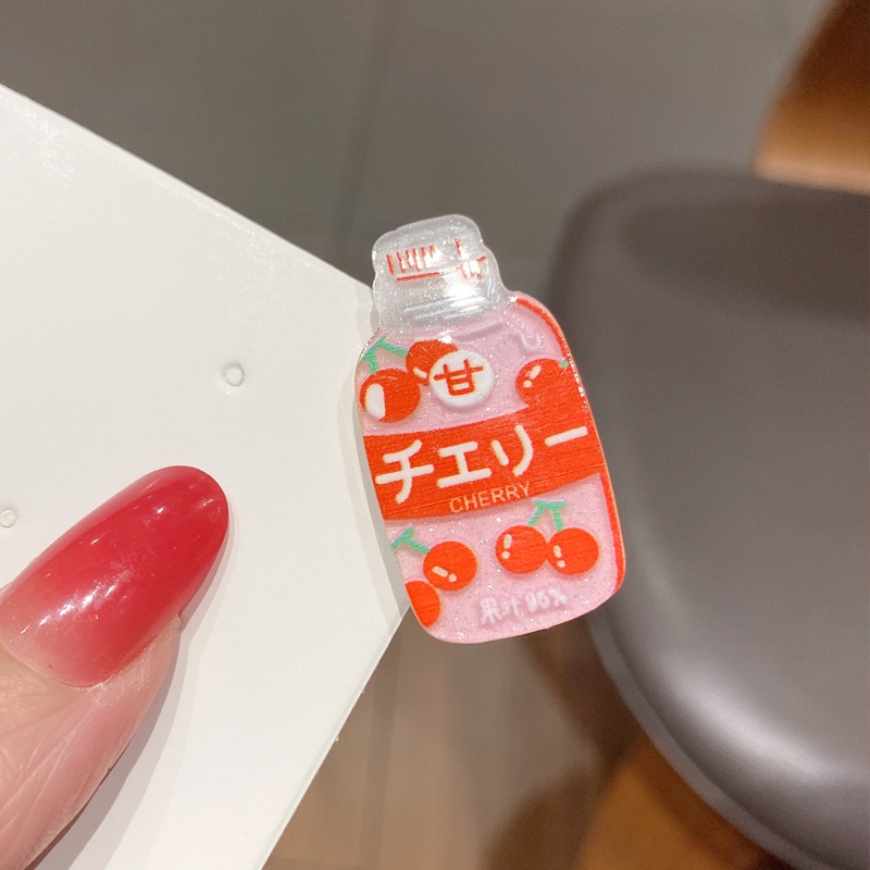 ※ NOON ※ Kẹp Tóc Hình Bình Nước Hoạt Hình Phong Cách Hàn Quốc Xinh Xắn