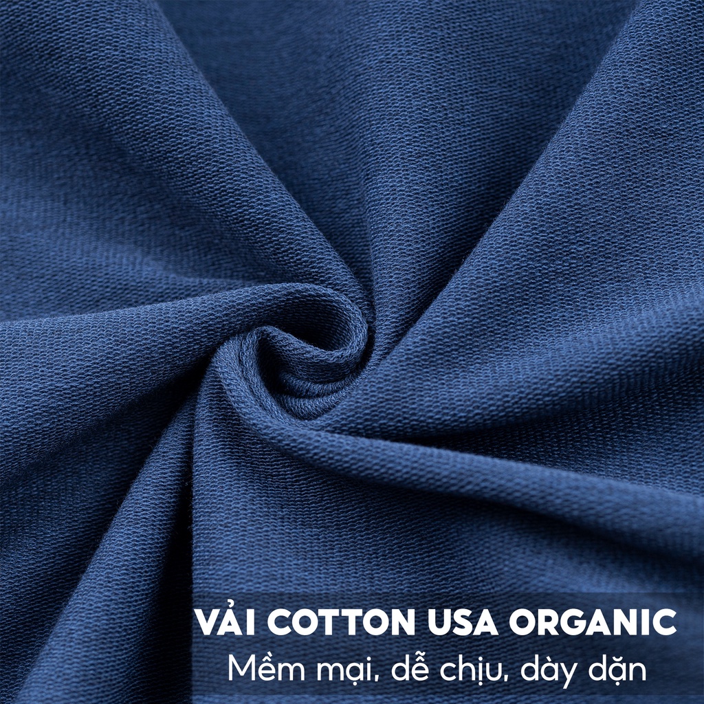 Áo Nỉ Nam 5S Premium, Chất Cotton USA, Dày Dặn, Mềm Mại, Thiết Kế Basic, Dễ Mặc (ANB22040)