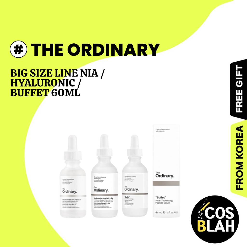 THE ORDINARY Tinh Chất niacinamide / hyaluronic / multi-peptide / alpha arbutin 60ml