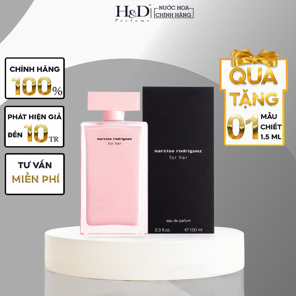 Nước Hoa Narciso Rodriguez For Her EDP  Chai Full 100ml HD Perfume
