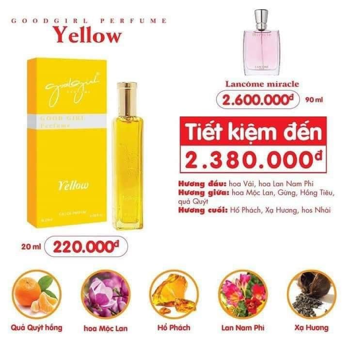 Nước Hoa Nữ Go///od Girl Perfume 20ml - Sẵn 5 Mùi