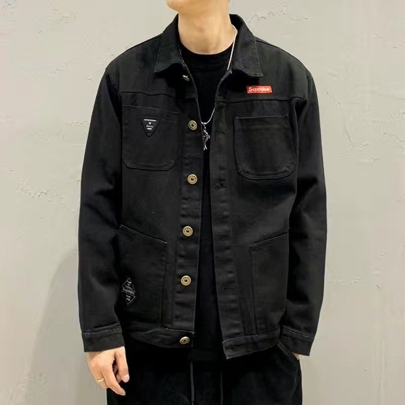 Áo Khoác denim Mỏng Dáng Ôm Kiểu Hàn Quốc Cá Tính Cho Nam