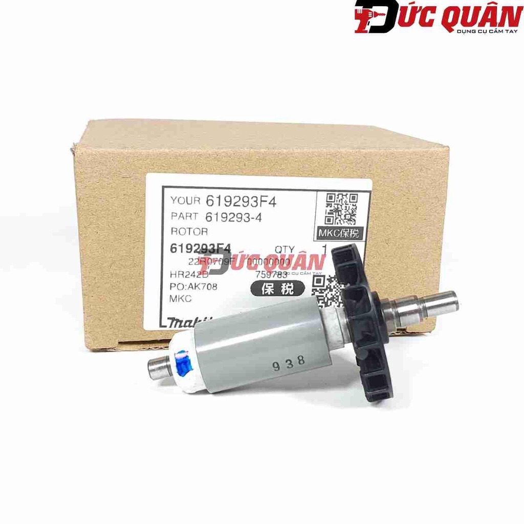 Rotor máy khoan bê tông, DHR242, HR244, MAKITA, 619293-4