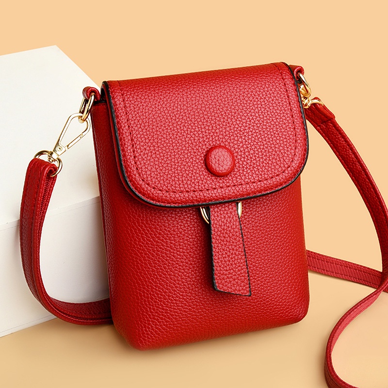 Ielgy Túi Đeo Vai Đựng Điện Thoại Mini Đơn Giản Thời Trang Cao Cấp