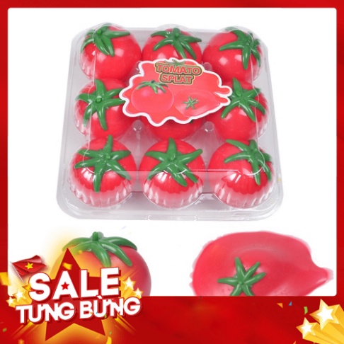 Cà Chua Cao Su Xả Stress, Cà Chua đàn hồi trang trí dễ thương, Đồ chơi dẻo nắn bóp giúp giải tỏa căng thẳng