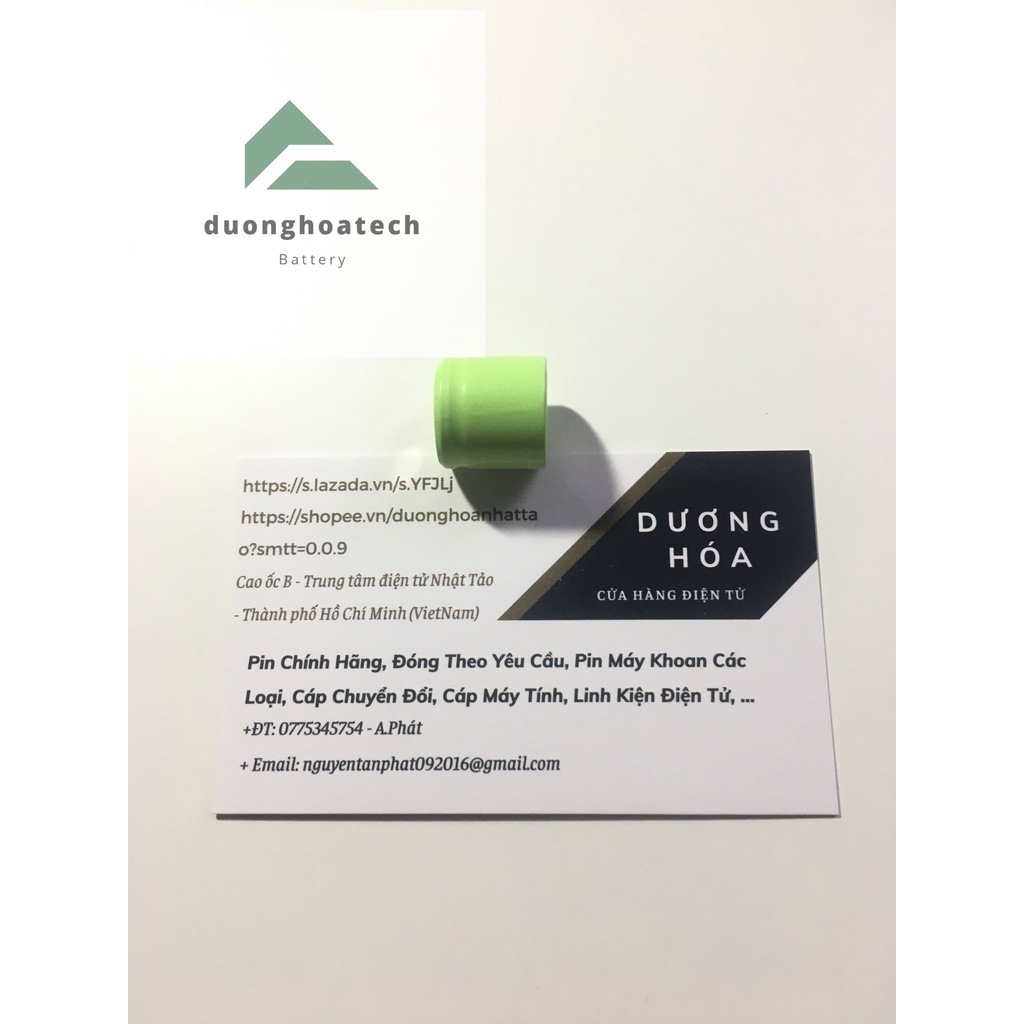 Pin 1/3AA 1.2V Pin Sạc Ni-MH Đầu Dẹt Cho Tụ Điện, Bút Vẽ, Bút Viết