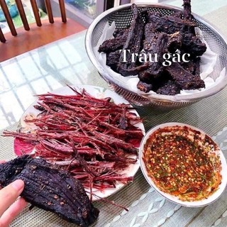 Trâu Gác Bếp Tây Bắc Kèm Chẩm Chéo