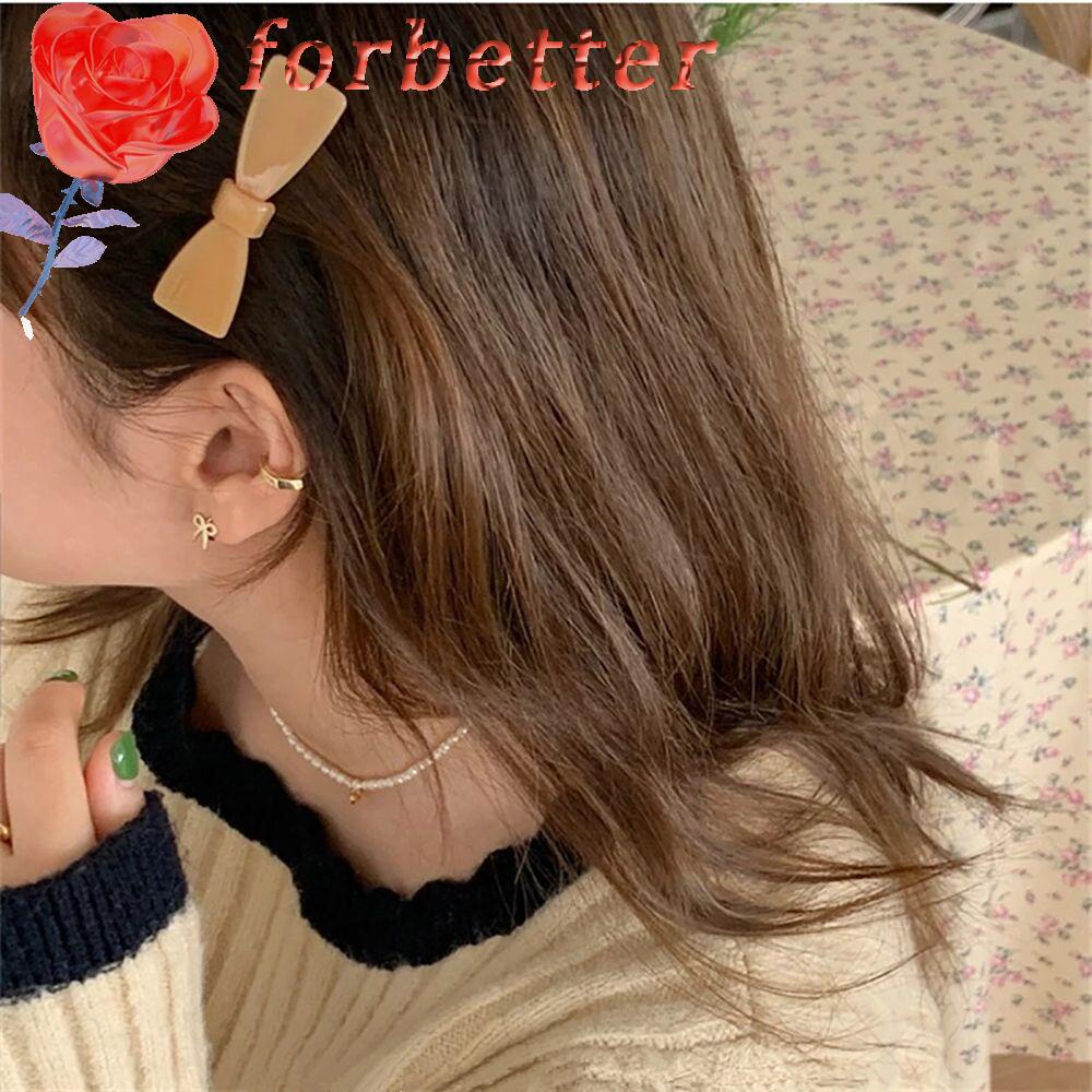 Kẹp tóc nơ phong cách Hàn Quốc cổ điển dễ thương dành cho bạn nữ