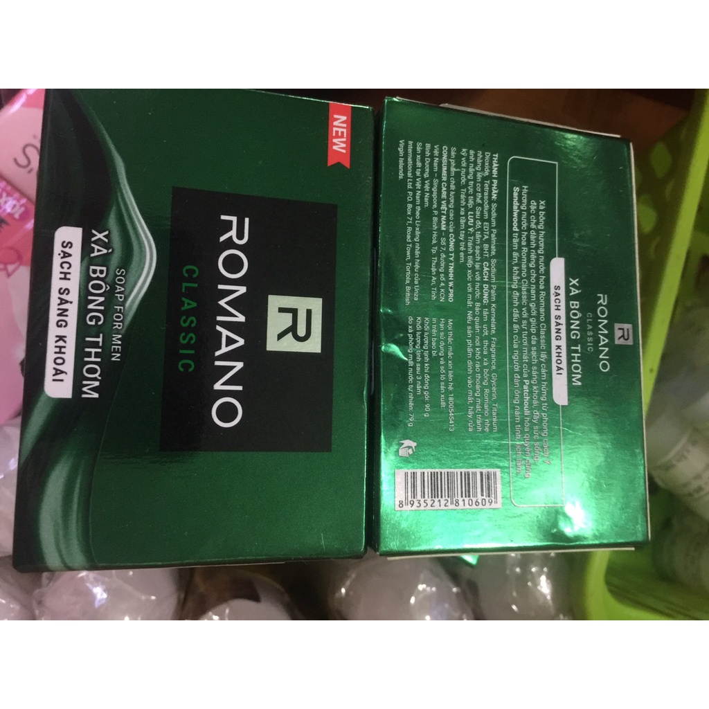 Xà phòng cục Romano 90g mùi Classic