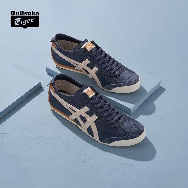 Giày Thể Thao ASICS Onitsuka Tiger Mexico 66 66 Bằng Da 3 Màu Tùy Chọn Cho Nam Và Nữ