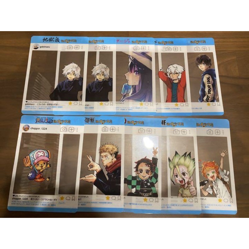 Thẻ Manga Nhật nhựa trong Natsukomi