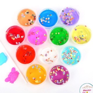 1 hộp Slime hoa quả nhỏ nhiều màu chất nhờn ma quái