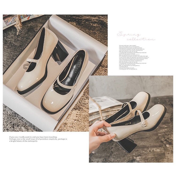 GIÀY MARY JANE SIZE NHỎ 31 32 33 MỘT DÂY MẢNH THANH LỊCH HÀNG QUẢNG CHÂU