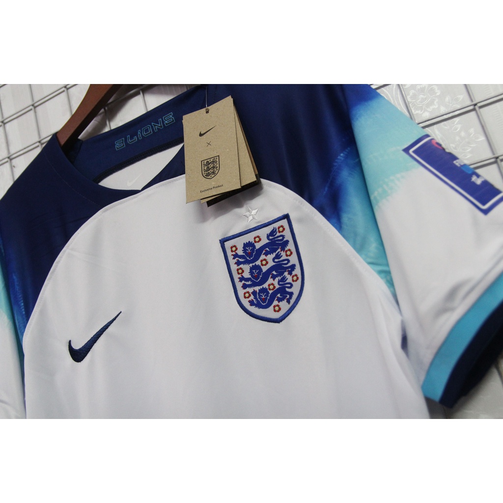 Bộ quần áo bóng đá Đt Anh mùa WC 22/23 - Bản Fan cao cấp - Trắng sân nhà