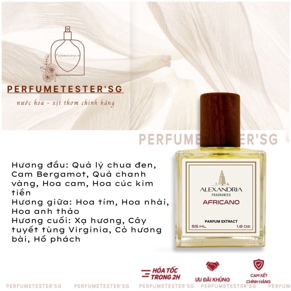 Nước hoa unisex Alexandria Fragrances Africano -𝒑𝒆𝒓𝒇𝒖𝒎𝒆𝒕𝒆𝒔𝒕𝒆𝒓