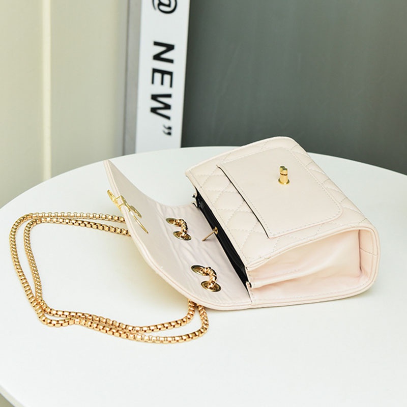 Túi Đeo Chéo Dây Xích Hình Thoi Đơn Giản Thời Trang Cho Nữ