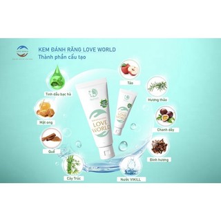 Kem đánh răng Love World