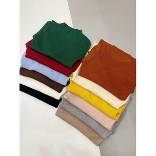 Áo len cổ 3p
