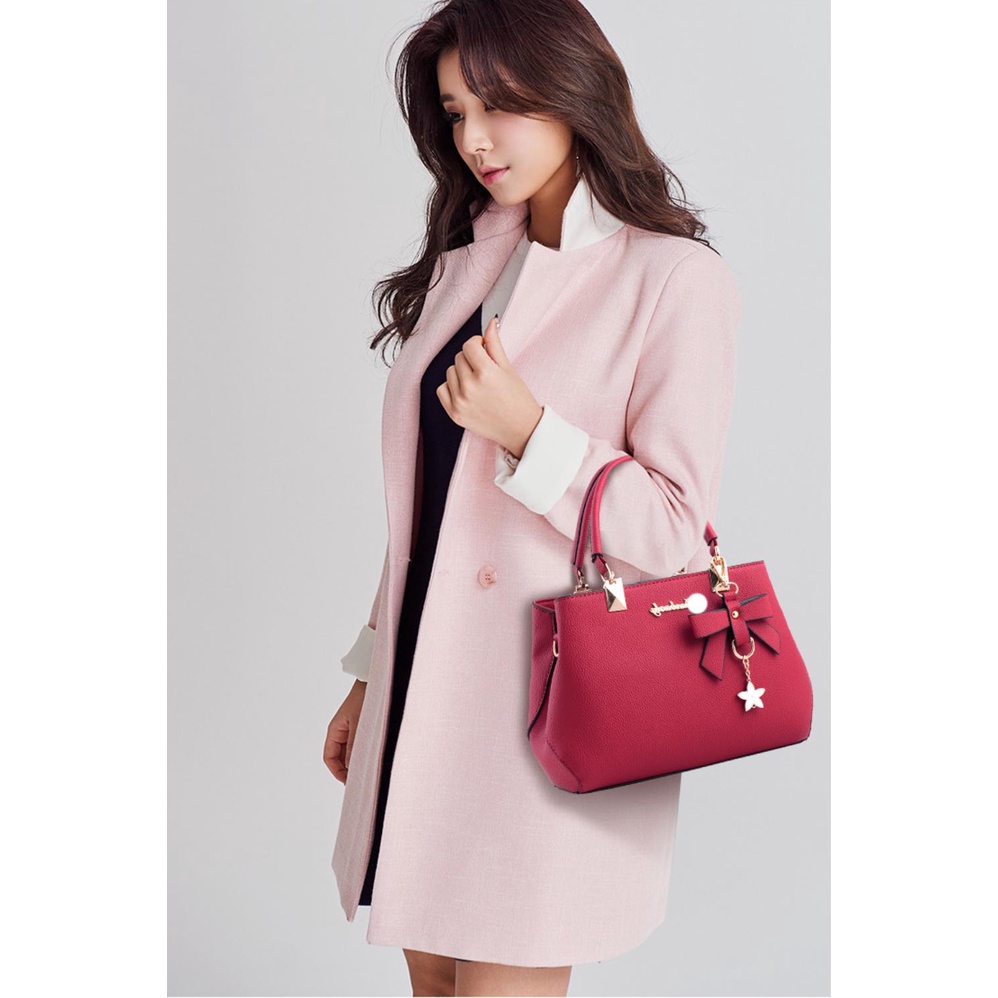 Túi Xách Da PU Đeo Chéo Thời Trang Cho Phụ Nữ Trung Niên