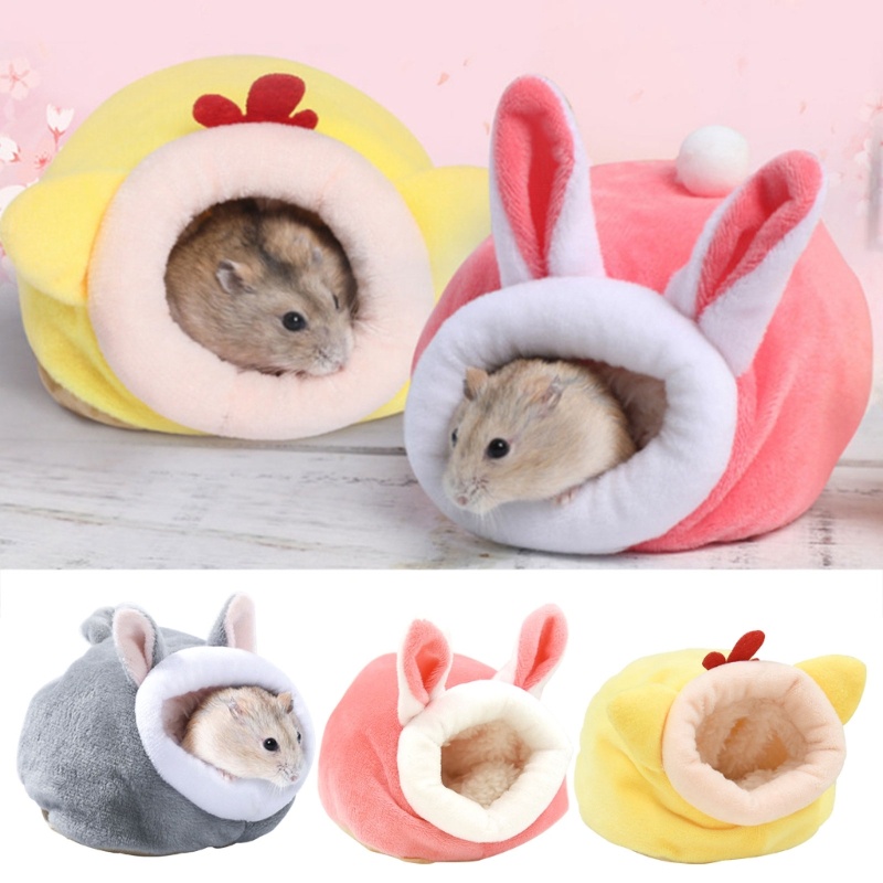 Giường Ngủ Vải Lông Giữ Ấm Mùa Đông Dành Cho Chuột Hamster / Heo Guinea