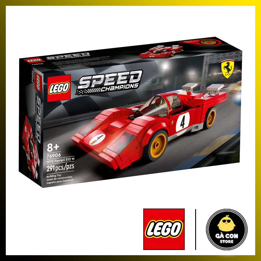 LEGO Speed Champions 76906 Siêu Xe 1970 Ferrari 512 M.