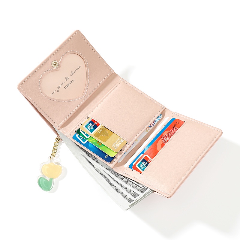 Ví Gấp Ba Làm Từ Da pu In Hoạt Hình JP5