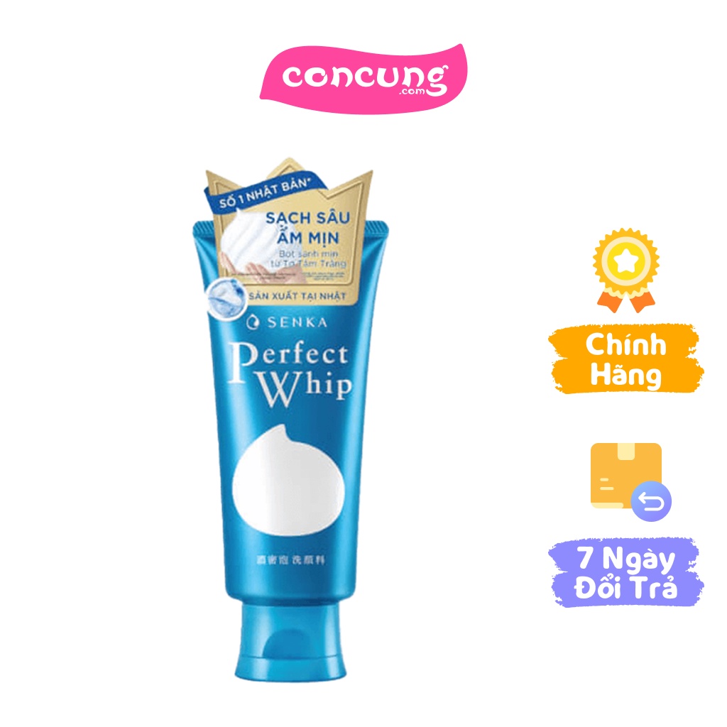 Sữa rửa mặt Tạo Bọt Senka Perfect Whip 120g