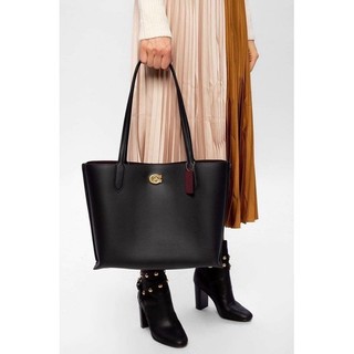 Túi xách công sở Coach Willow Tote da thật nguyên chiếc