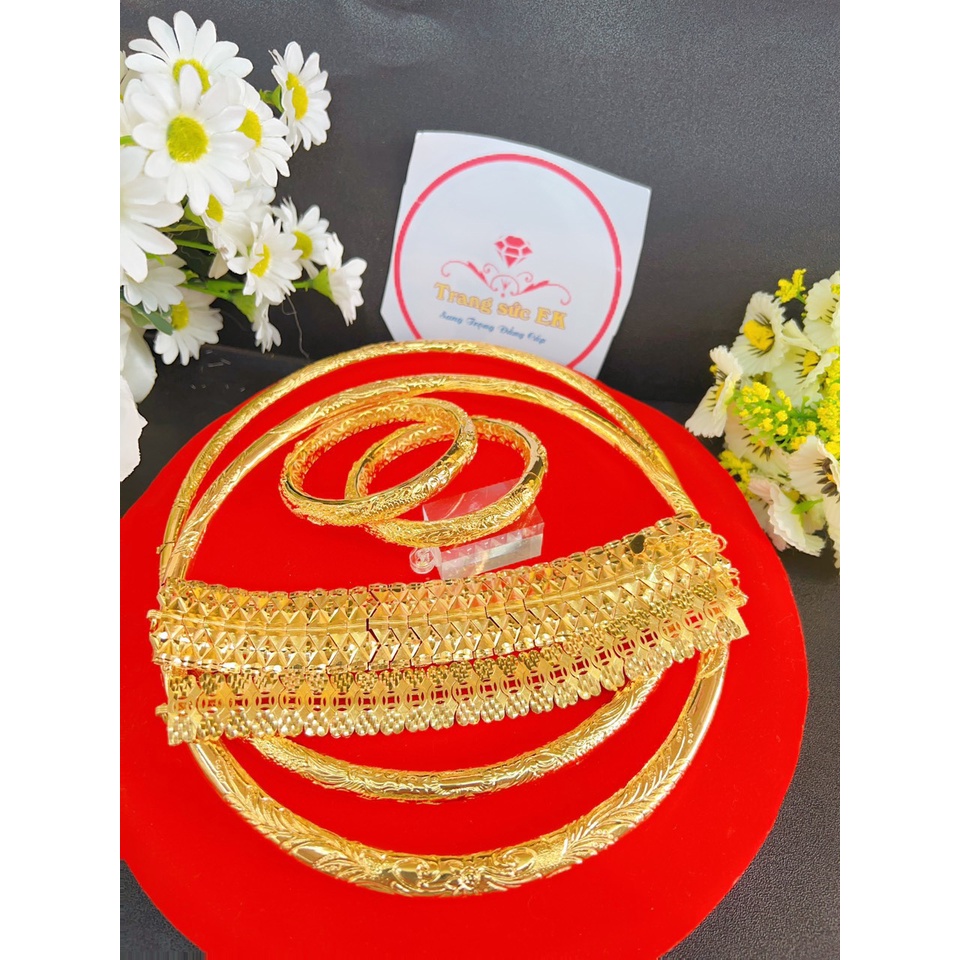 Bộ trang sức cưới 4 mon siêu đẹp