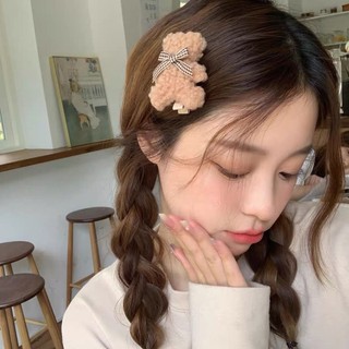 Kẹp tóc cột tóc hình gấu nhỏ nhắn hàn quốc dễ thương