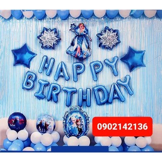 Set Trang Trí Sinh Nhật Elsa