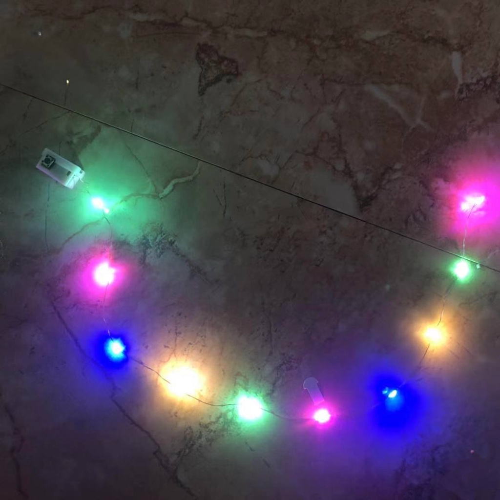 Đèn LED fairy đom đóm trang trí lễ hội nhà cửa giáng sinh tết quà lưu niệm noel sinh nhật