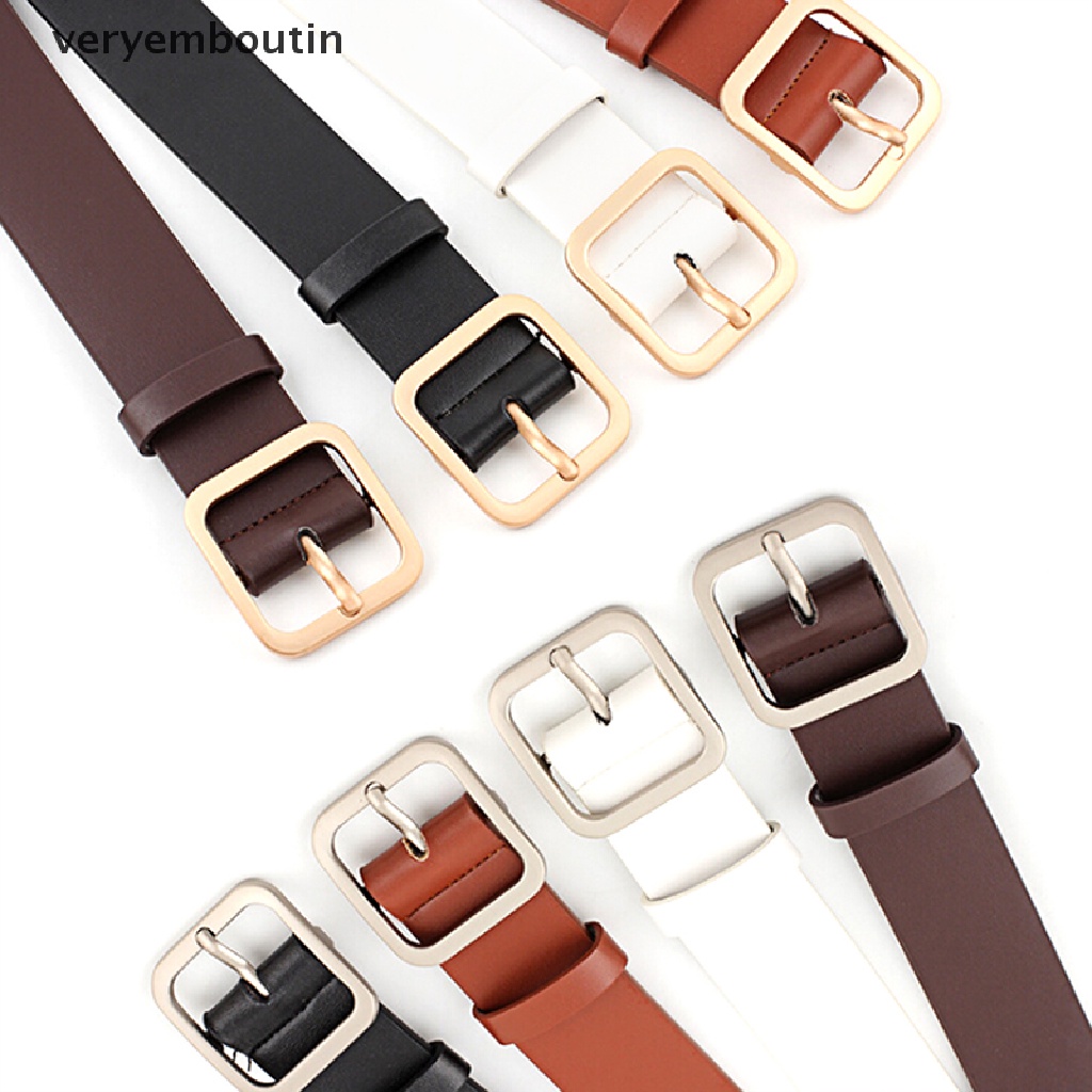 Thắt Lưng Da Khóa Kim Loại Phong Cách Boho Cổ Điển Cho Nữ