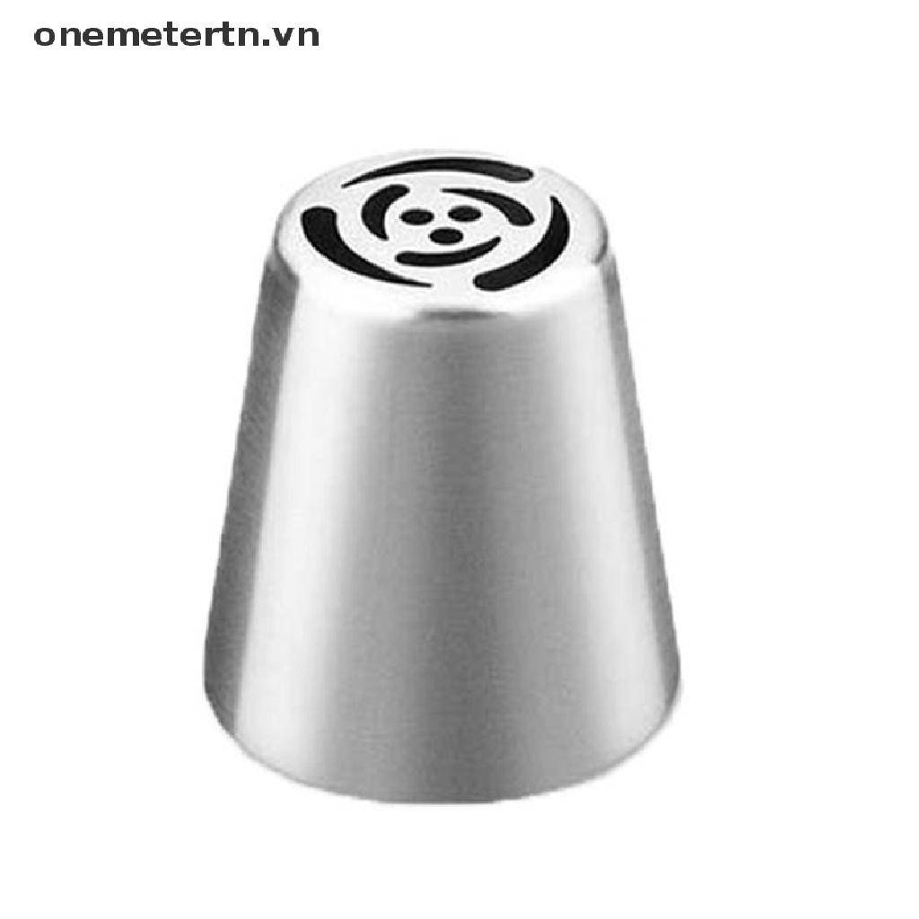 Onemetertn Set 14 Đuôi Bắt Bông Kem Bằng Thép Không Gỉ Tạo Hình Hoa Tulip Nga VN
