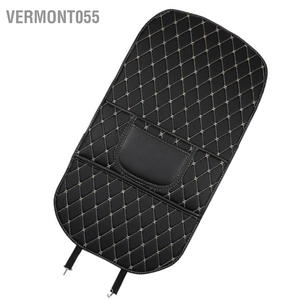 Có thể bán buôn Tấm chắn lưng ghế ô tô Da PU bảo vệ hàng sau Bảo khi va chạm che thảm dễ lau chùi Chống mài mòn Vermont055 Hàng giao ngay