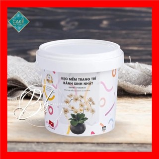 Đường fondant trộn sẵn snowy đen - 1kg