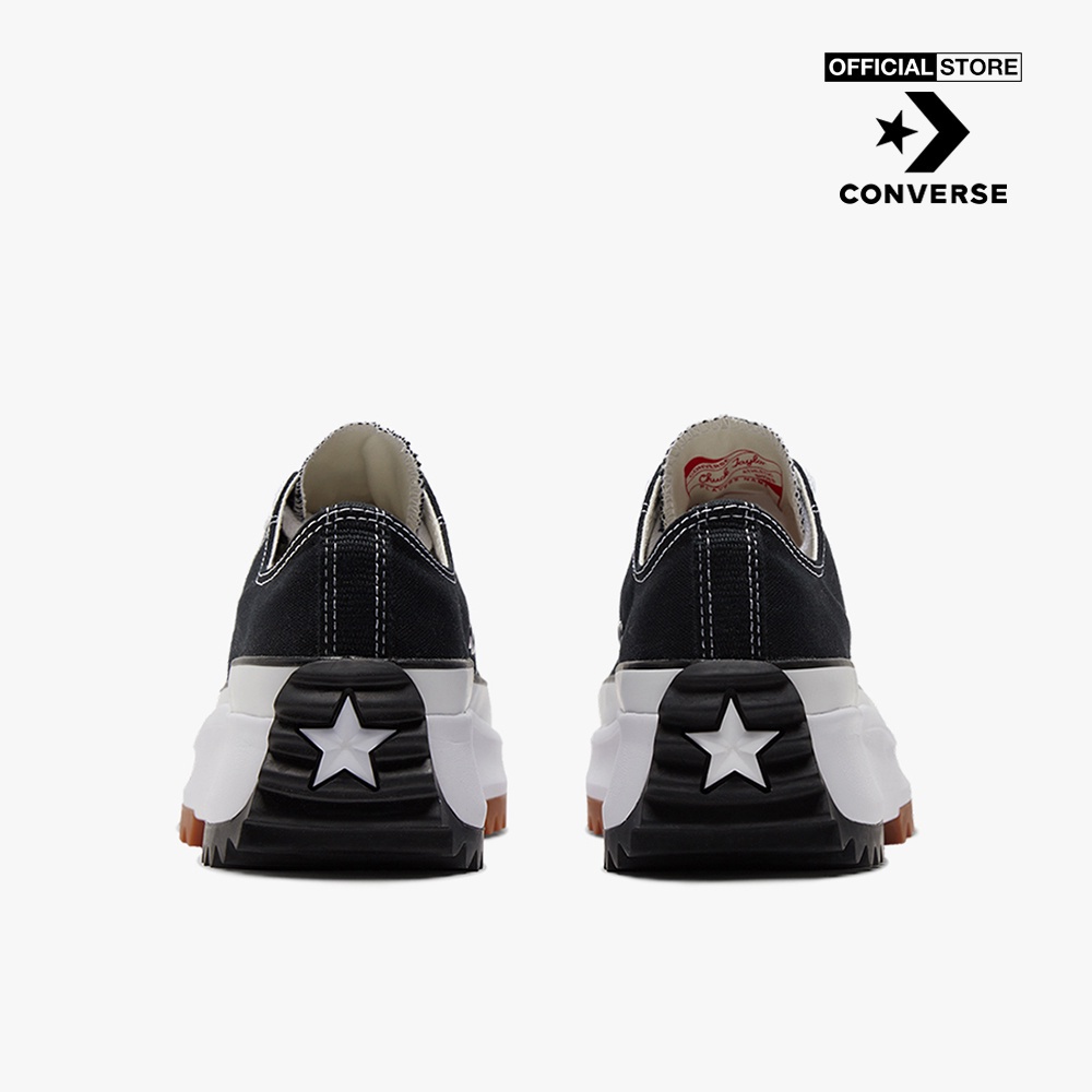 CONVERSE - Giày sneakers cổ thấp unisex Run Star Hike 168816C-0000_BLACK