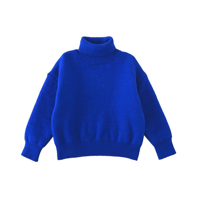 Áo Sweater Dệt Kim Một Mảnh Lót Lông Cừu Dày Dặn Thời Trang Thu Đông Cho Bé Trai Và Gái