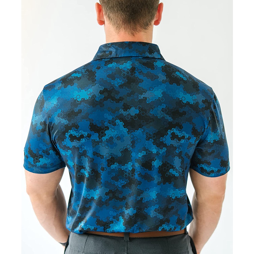 Áo Thun Polo In Hình Đầu Lâu Chơi Golf Cho Nam