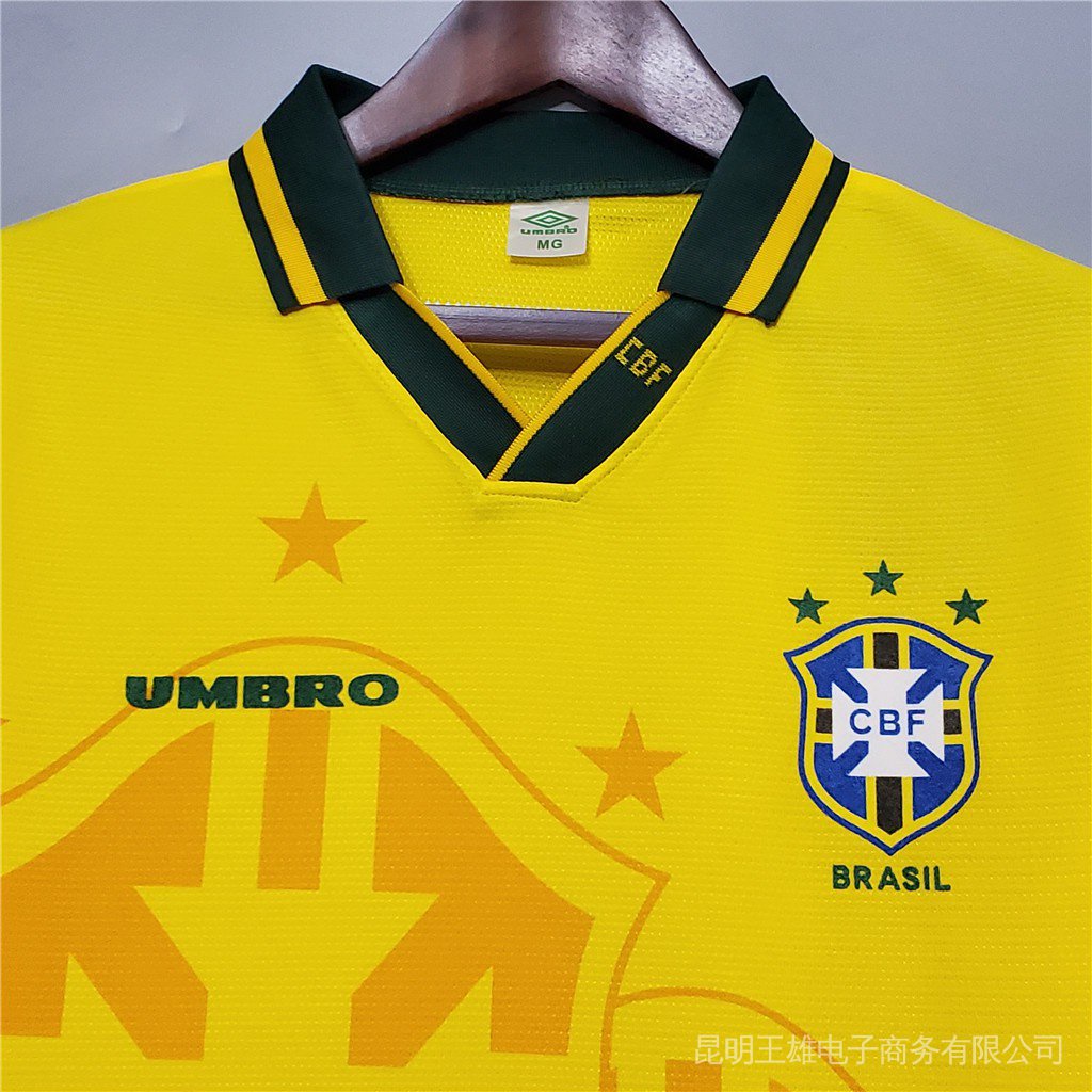 Áo nam Tay Ngắn In Chữ Brazil 1994 2004 2006 9 Ronaldinho 10 Thời Trang