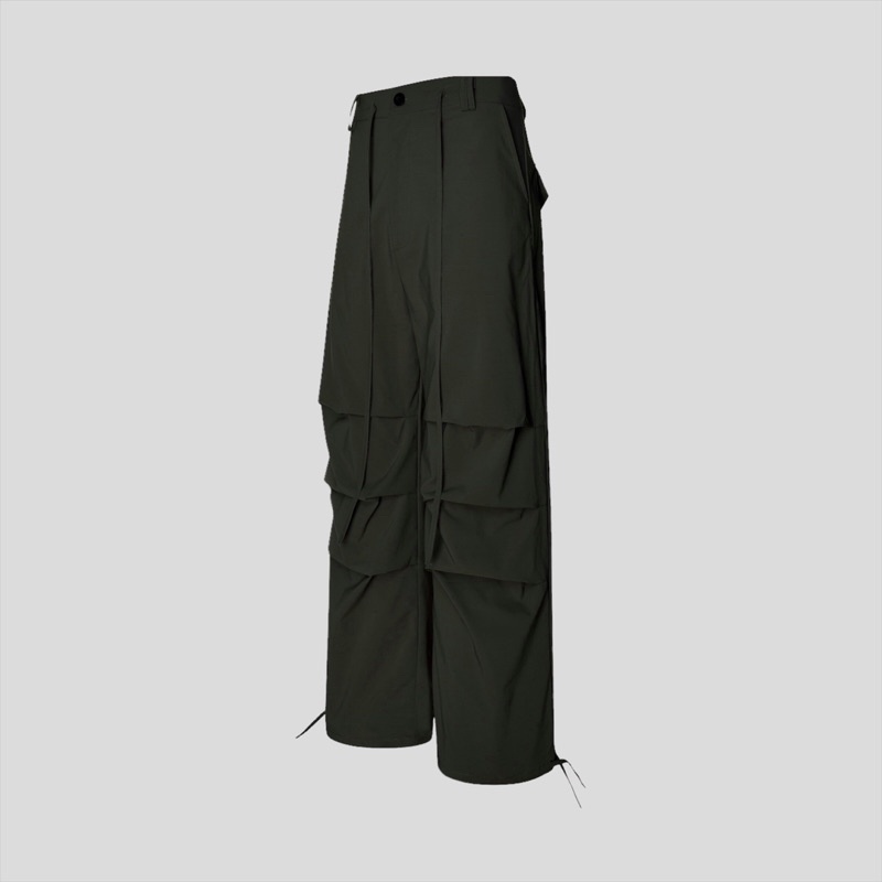 OUTBREAK - QUẦN DÙ RỘNG NHÚNG GỐI *PARACHUTE PANTS*