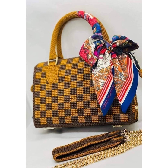 BỘ CANVAT LV Ô VUÔNG VẼ SẴN