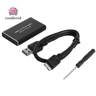 Hộp đĩa ssd msata sang usb 3.0 cho 30x50mm 30x30mm msata ssd