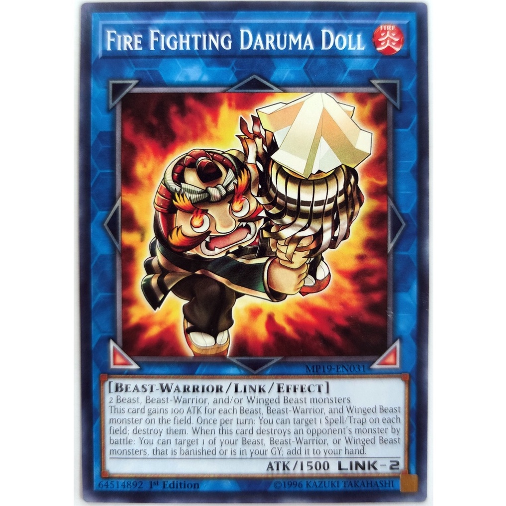 [Thẻ Yugioh] Fire Fighting Daruma Doll |EN| Common