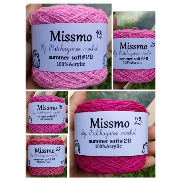 Sợi Missmo  cuộn 200gram - Màu 01-50