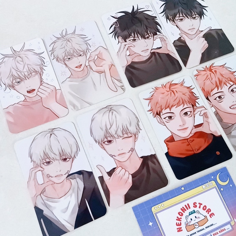 Thẻ bo góc Jujutsu Kaisen JJK & Chainsaw Man CSM Artist Popi