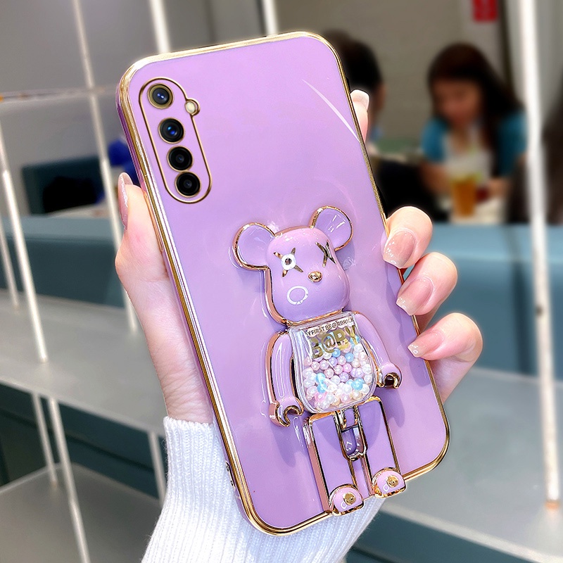 ốp lưng realme 6 pro realme 6 Ốp Điện Thoại Silicon Mềm Mạ Điện Chống Sốc Bảo Vệ Cho realme 6 pro realme 6 DDTGZJ01 viền vuông cute