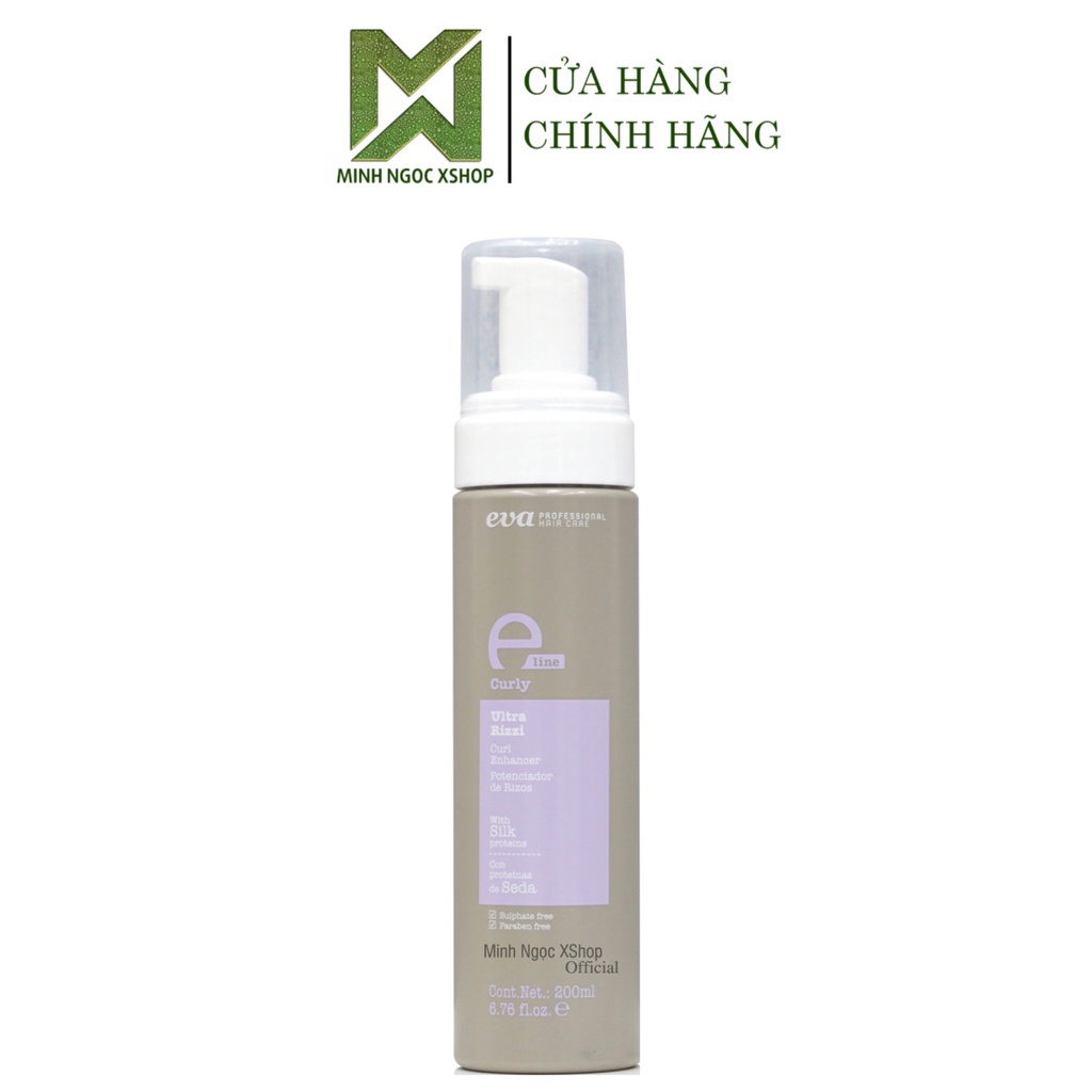 Gel tạo kiểu cho tóc xoăn Eva E Line Ultra Rizzi 200ML