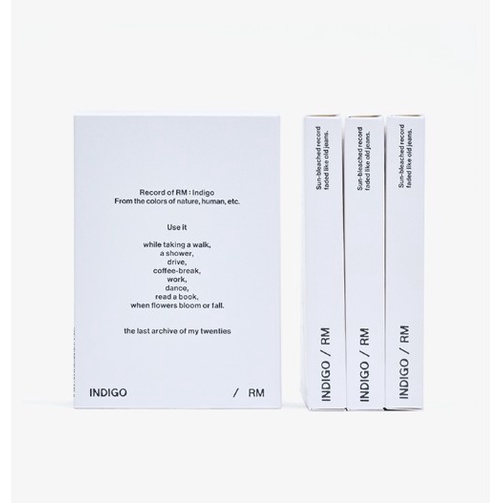 RM (BTS) Edição Postal 'indigo '(Weverse Álbum ver.)
