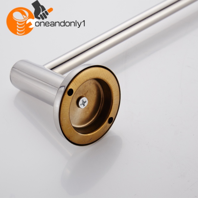 Giá Đỡ Treo Khăn Gắn Tường Bằng Thép Không Gỉ Dày Dặn 1 Hoặc 2 40cm / 50cm / 60cm